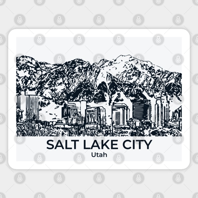 Salt Lake City - Utah Magnet by Lakeric